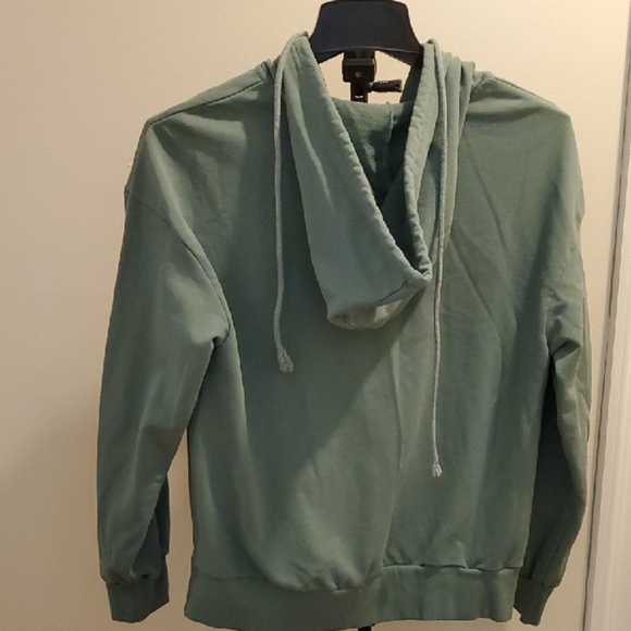 Zip Up hoodie sweatshirt f hood, zip down the front, - Picture 9 of 9